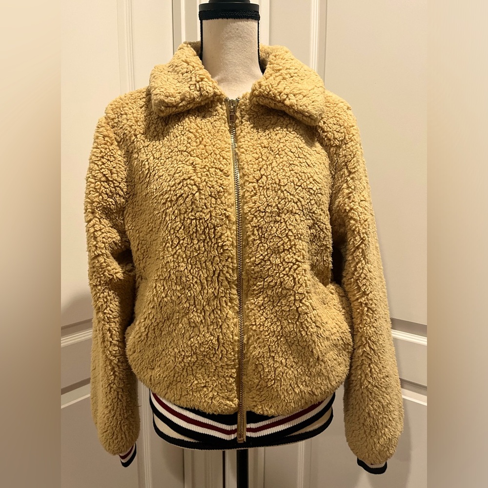 FOREVER 21 TEDDY BEAR VARSITY STYLE JACKET